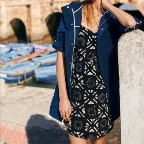 madewell silk starview cami dress Madewell Starview Batik Silk Cami Dress